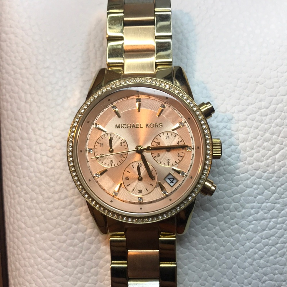 Rose Gold MK watch